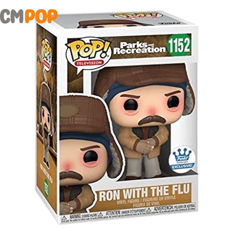 Ron With The Flu - #1152 - Funko Pop! - Parks And Rec - Funko Shop Exclusive