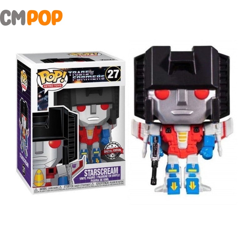Starscream - #27 - Funko Pop! -Retro Toys - Transformers - Special Edition