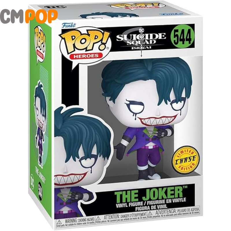 The Joker - #544  - Funko Pop! - Heroes - DC - Suicide Squad Isakai - Chase Limited Edition