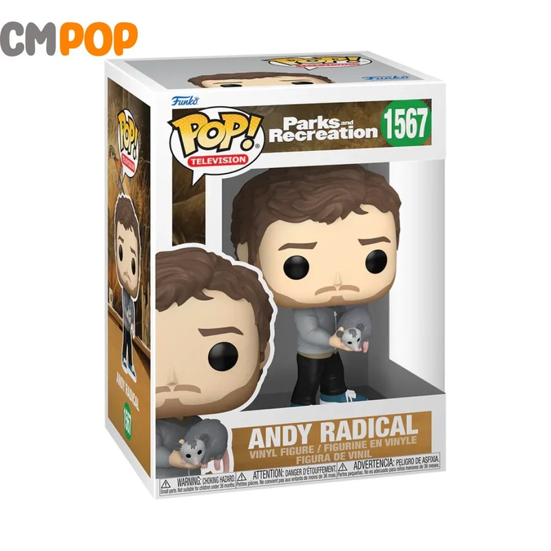 Andy Radical - #1567- Funko Pop! - Parks and Rec