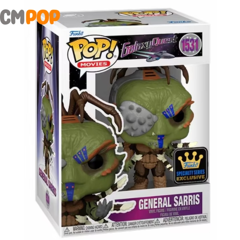 General Sarris  - #1531 - Funko Pop!  - Movies - GalaxyQuest - Specialty Series Exclusive