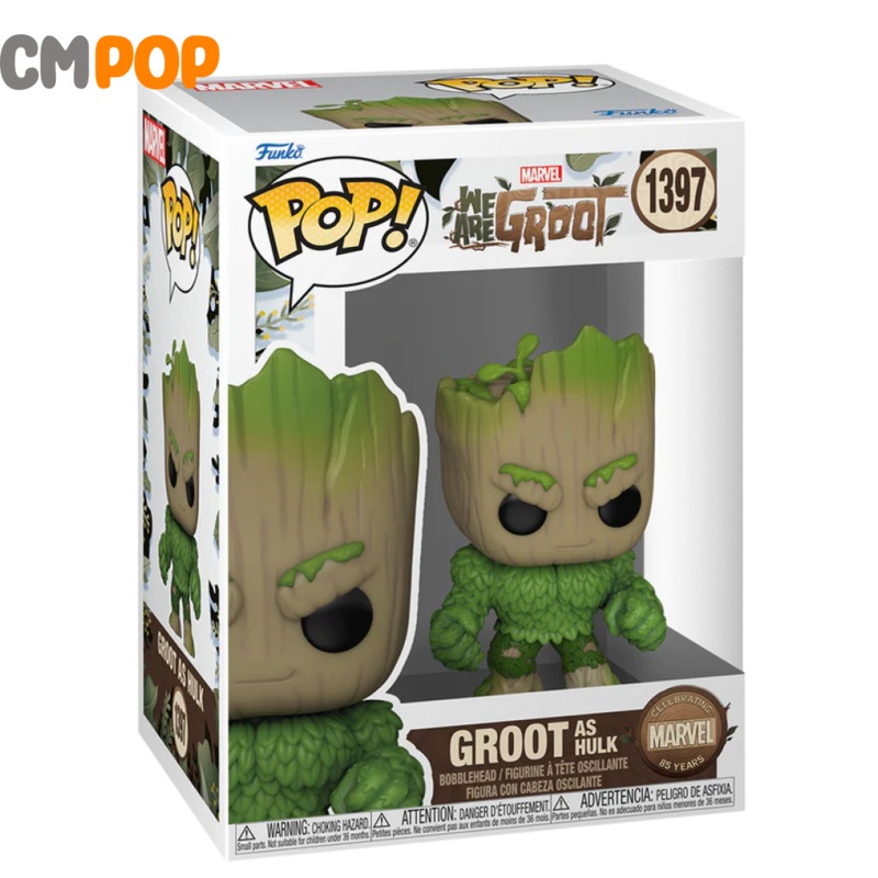 Groot as Hulk - #1397- Funko Pop! - We are Groot - Marvel