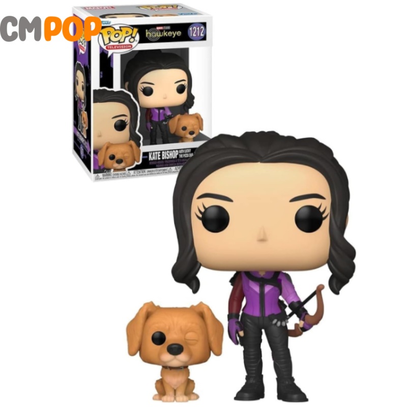 Kate Bishop With Lucky Pizza Dog  - #1212 - Funko Pop! - Hawkeye Series