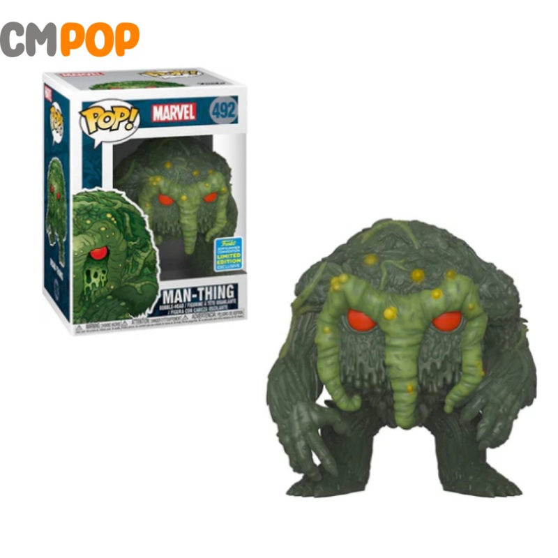 Man -Thing  - #492 -  Funko Pop!  - Marvel - 2019 Summer Convention Exclusive