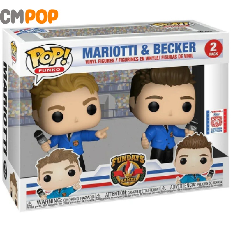 Mariotti & Becker - 2Pk Funko Pop! - Fundays Games - Fundays 2021  Games Limited Edition