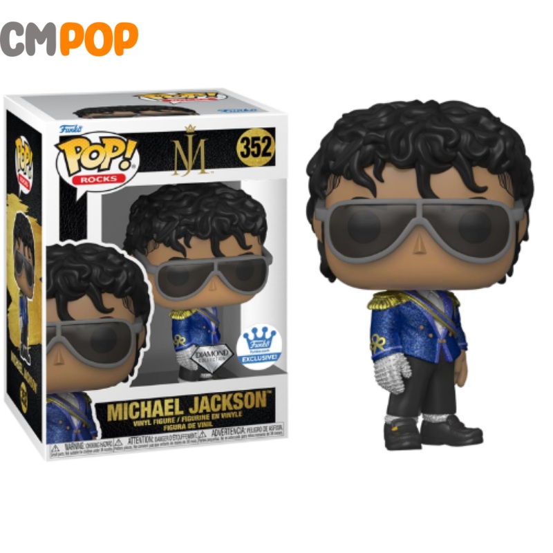 Michael Jackson  - #352 - Pop Rocks - Diamond Collection - Funko Exclusive