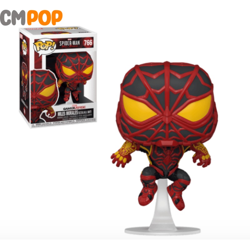 Miles Morals  (S.T.R.I.K.E Suit) - #766 - Funko Pop! - Marvel -Spider-Man