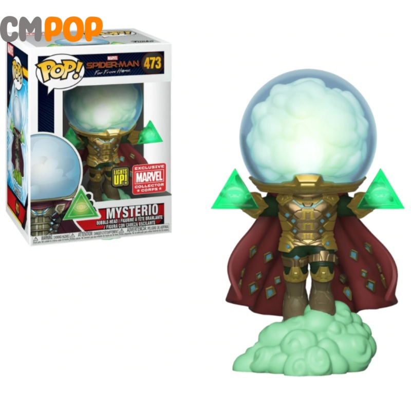 Mysterio   - #473- Funko Pop!  - Marvel -  MCC Exclusive - Lights Up!