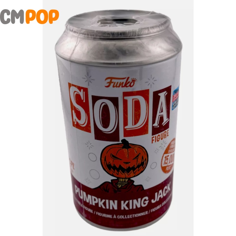 Pumpkin King Jack  - Funko Vinyl Soda - 15,000 Pieces - Chance Of Chase