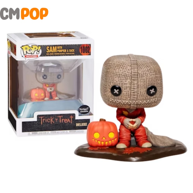 Sam With Pumpkin & Sack  - #1002 - Funko Pop! - Trick or Treat - Horror - Spirt Exclusive