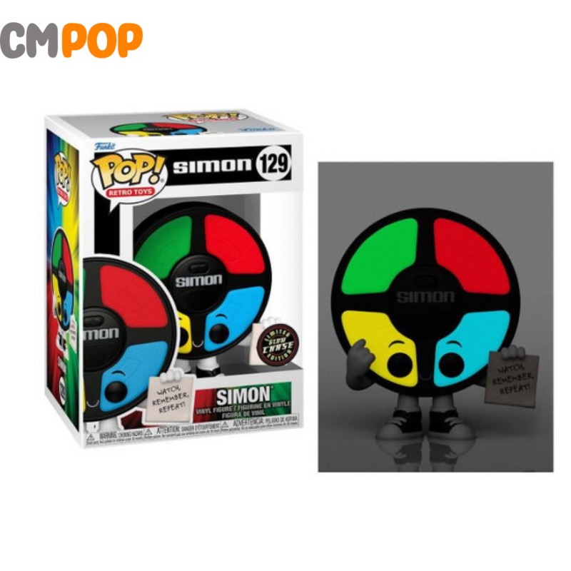 Simon - #129 - Funko Pop! - Simon - Retro Toys- Glow Chase Exclusive