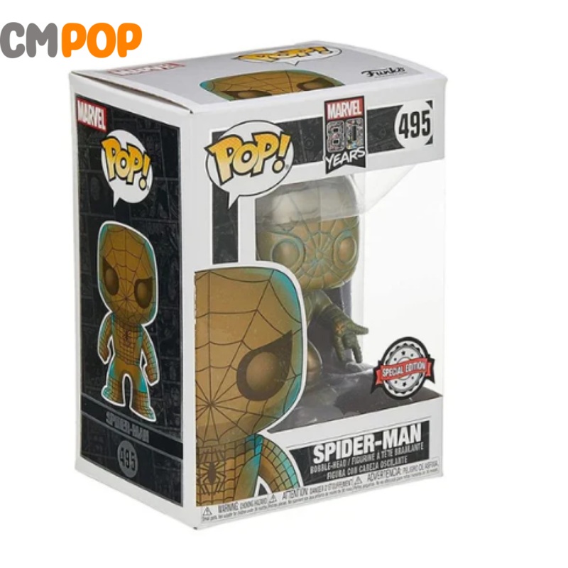Spider-Man  - #495 - Funko Pop!  - Marvel 80 Years - Special Edition