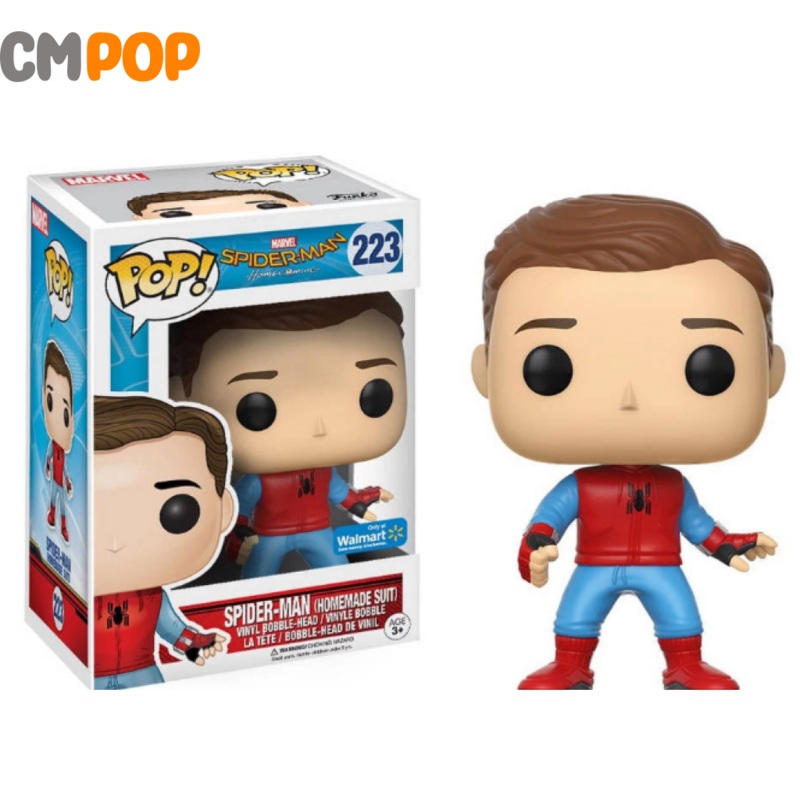 Spider-man (Homemade Suit)- #223 - Funko Pop! - Marvel - Spider-Man - Walmart Exclusive