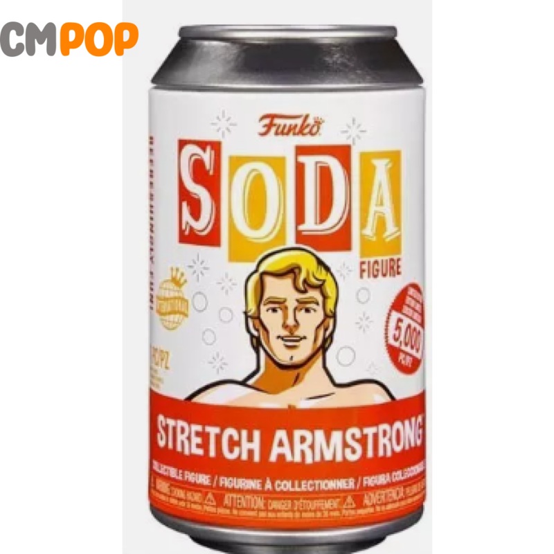 Stretch Armstrong - Funko Vinyl Soda  5000 Pieces - Chance Of Chase - Hasbro
