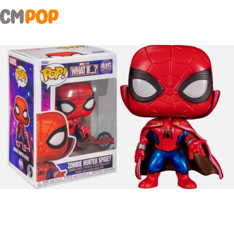 Zombie Hunter Spidey - #945 - Funko Pop! - Marvel What If - Special Edition