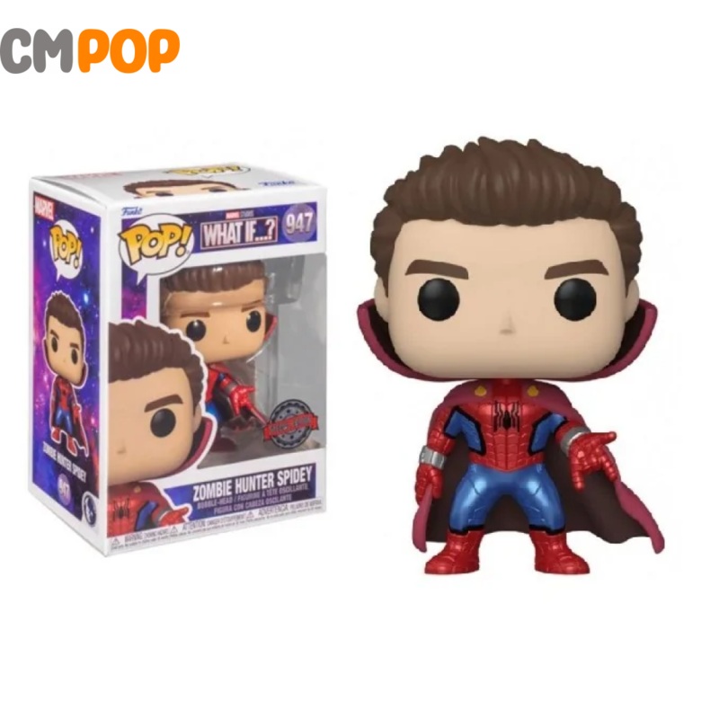 Zombie Hunter Spidey - #947 -  Funko Pop!  - Marvel - What If? -Special Edition