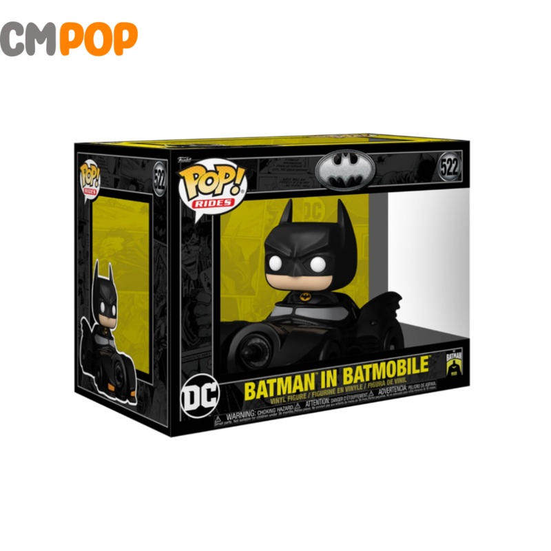 Batman In Batmobile - #522 - Funko Pop! - Rides - Batman