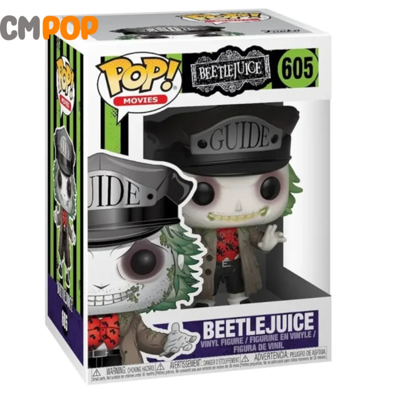Beetlejuice (Guide Hat) - #605  - Funko Pop! - Beetlejuice - Movies