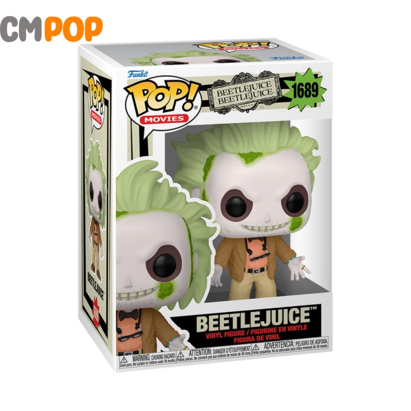 Beetlejuice In Cardigan - #1689 - Funko Pop! - Beetlejuice - Movies