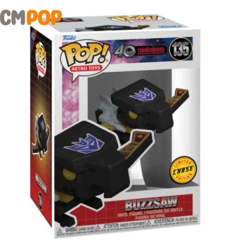Buzzsaw - #135 - Funko Pop! - 40 Years Transformers - Retro Toys - Chase Exclusive