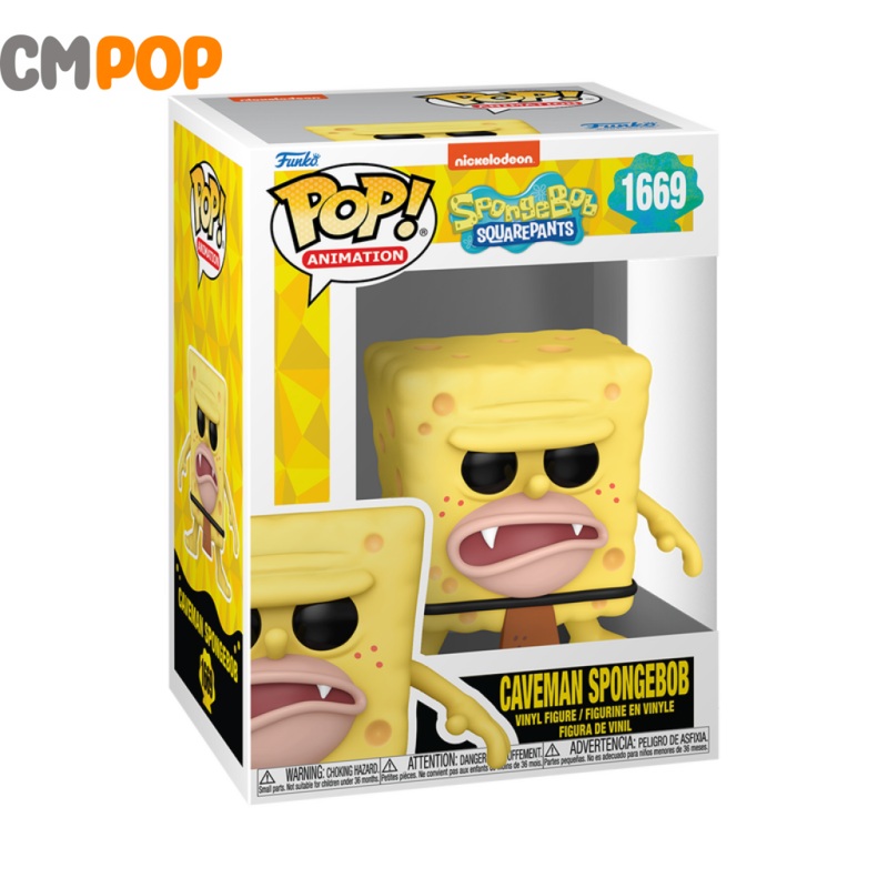 Caveman Spongebob -#1669 -  Funko Pop! - Spongebob Squarepants