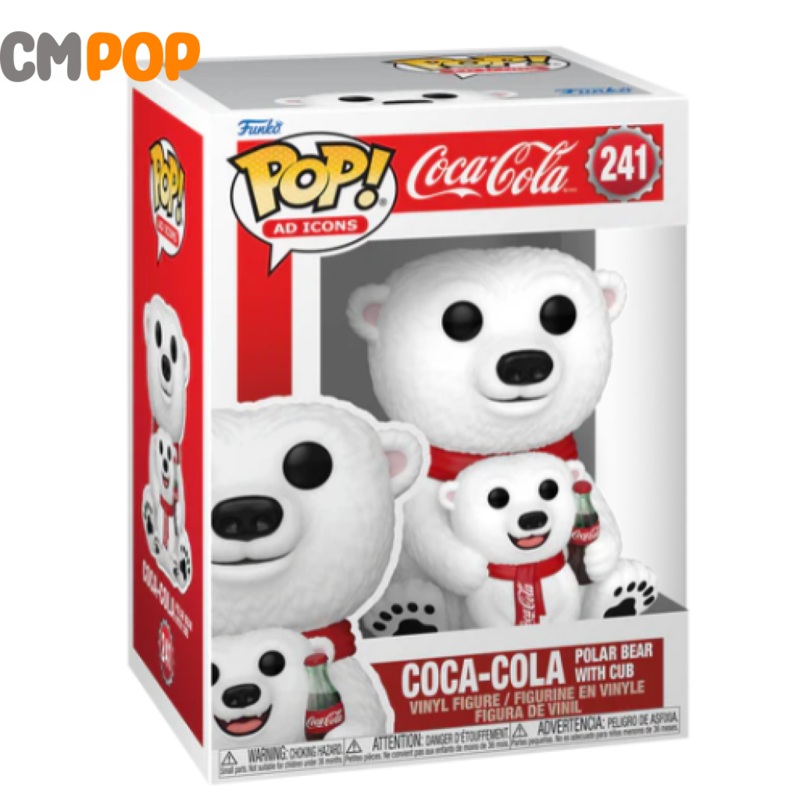 Coca Cola Bear With Cub - #241 - Funko Pop! - Coca Cola Ad Icons