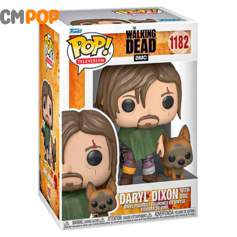 Daryl Dixon With Dog - #1182 - The Walking Dead - Television