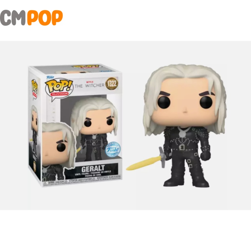 Geralt With Sword - #1322 - Funko Pop! - The Witcher - Funko Exclusive