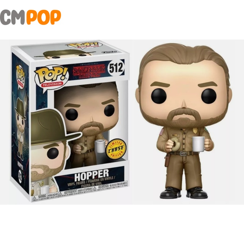 Hopper Chase Exclusive - #512 - Funko Pop! -Stranger Things -Chase Exclusive