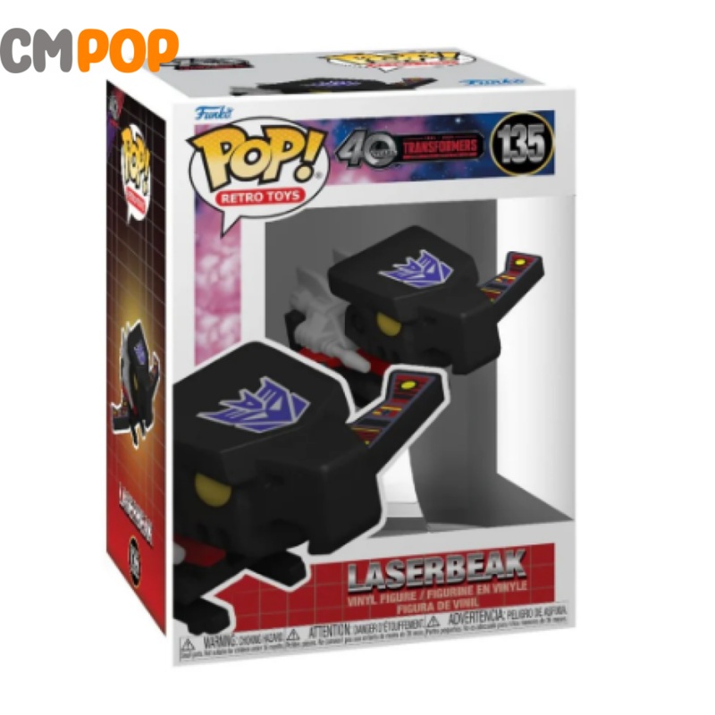 Laserbeak - #135 - Funko Pop! - 40 Years Transformers - Retro Toys