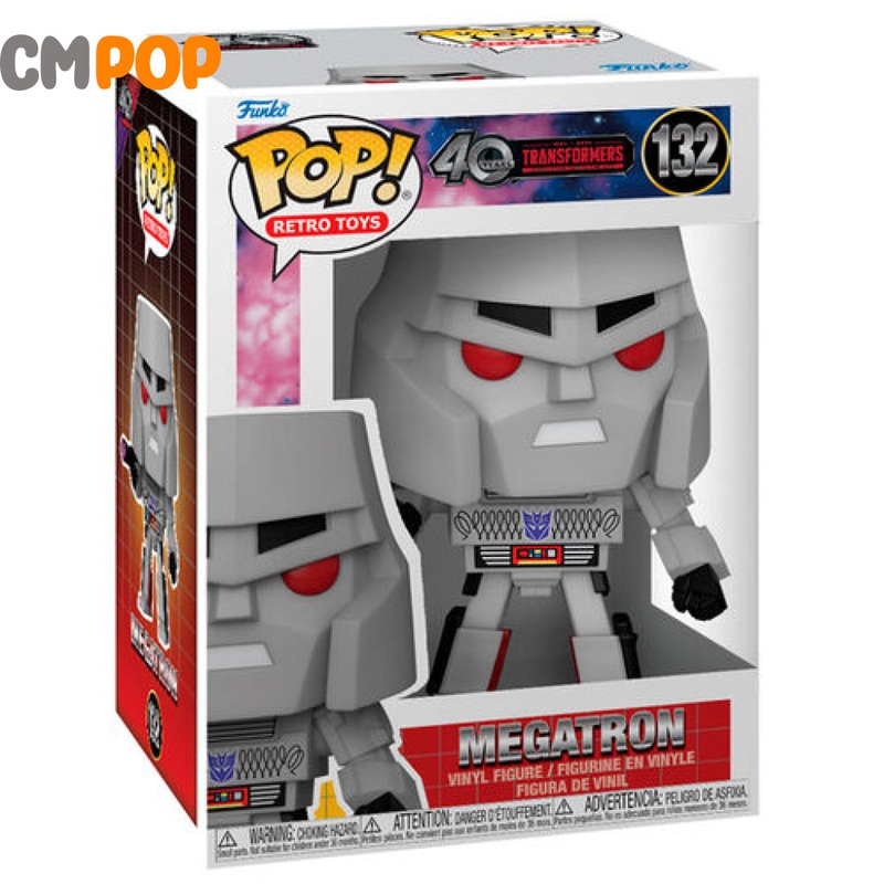 Megatron - #132 - Funko Pop! - 40 Years Transformers - Retro Toys