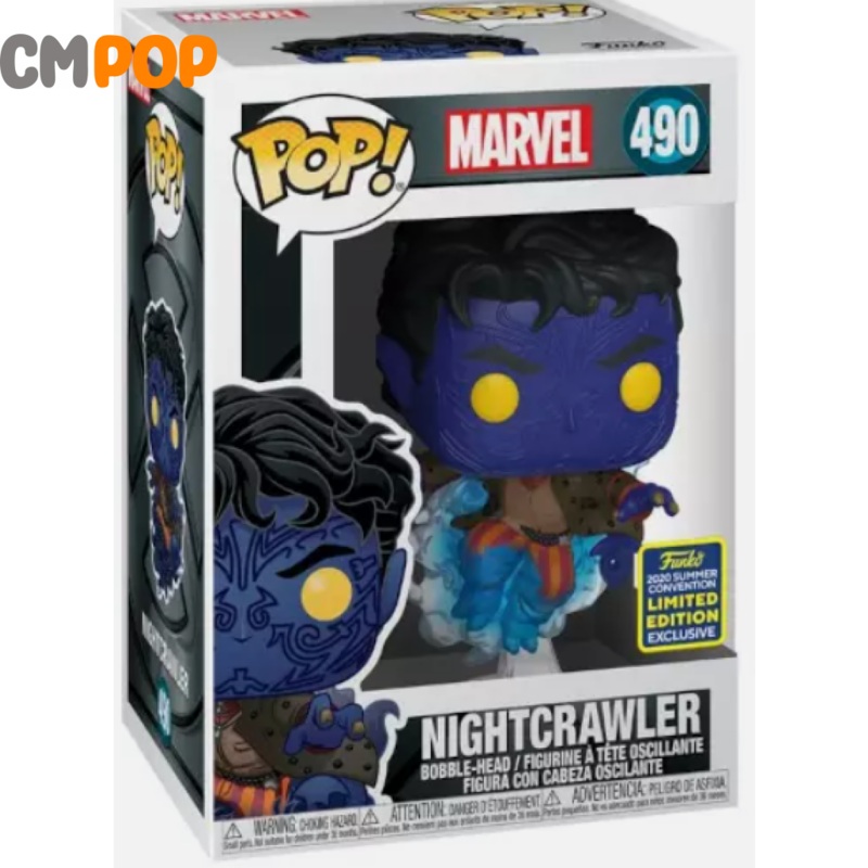 Nightcrawler  - #490 - Funko Pop!  - Marvel - 2020 Summer Convention Exclusive