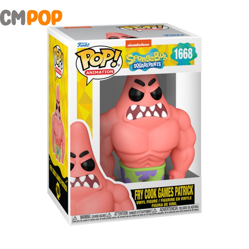 Patrick With Muscles  - #1668 - Funko Pop! - Spongebob Squarepants