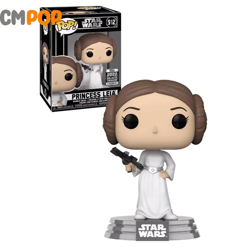 Princess Leia - #512 - Funko Pop! - Star Wars - 2022 Galactic Convention Exclusive
