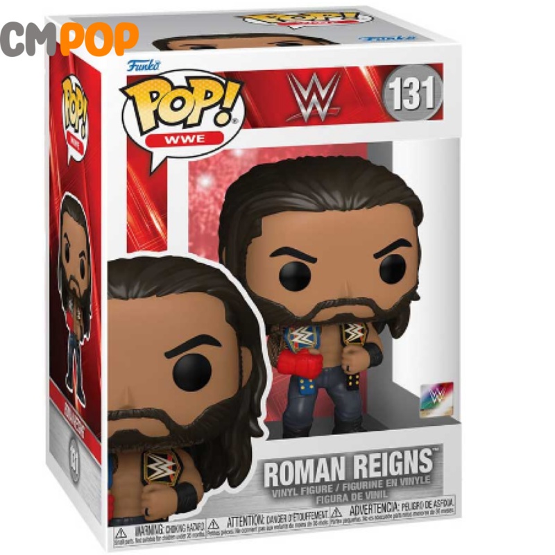 Roman Reigns With Belt - #131 - Funko Pop! - WWE