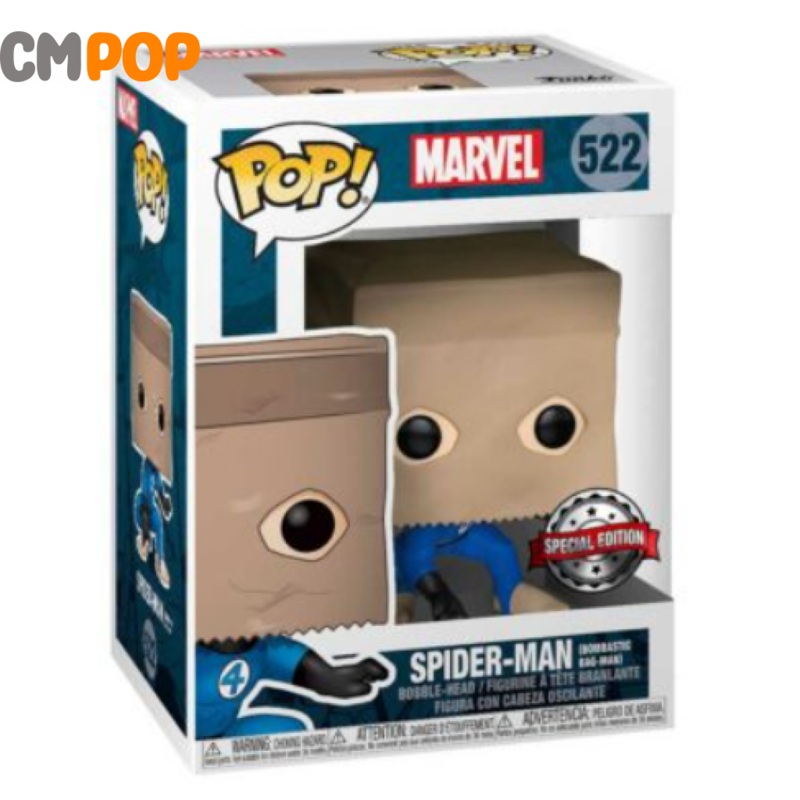 Spider-Man  - #522 -  Funko Pop!  - Marvel - Special Edition