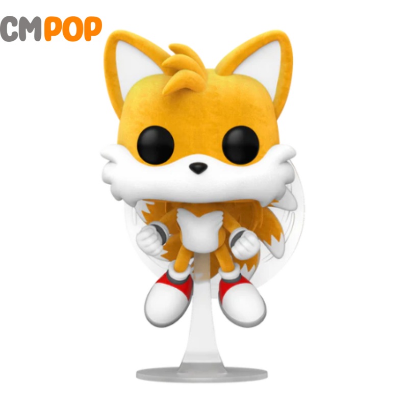 Tails (Flying) Flocked -#978 - Funko Pop! - Sonic the Hedgehog  - Flocked