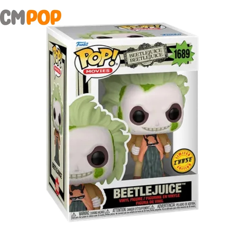 Beetlejuice In Cardigan - #1689 - Funko Pop! - Beetlejuice - Movies - Chase Exclusive