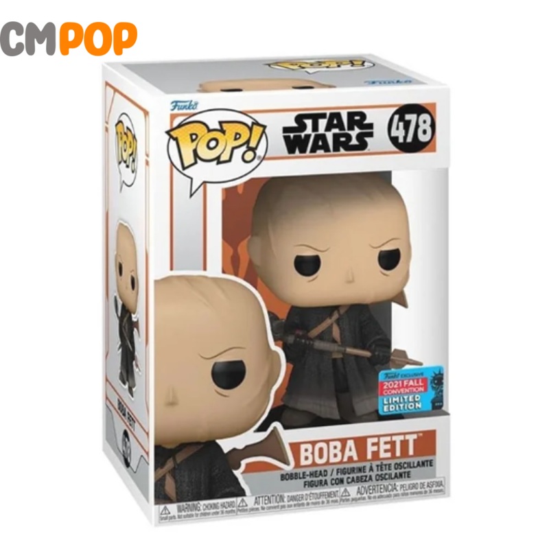 Boba Fett - #478 - Funko Pop! - Star Wars - 2021 Convention Exclusive