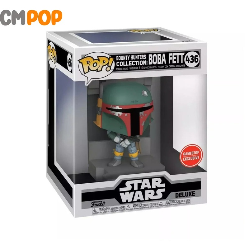 Bounty Hunters Collection: Boba Fett - #436 - Funko Pop! - Star Wars - Deluxe - Game Stop Exclusive