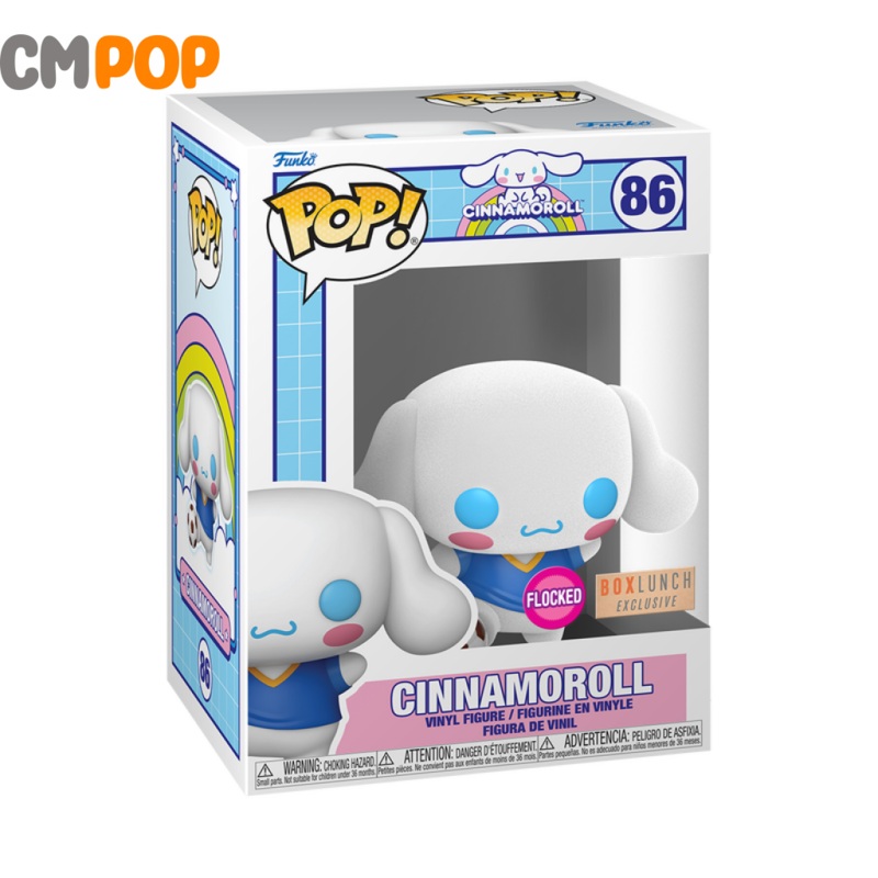 Cinnamoroll  - #86 - Funko Pop! - Cinnamoroll  - Flocked - Box Lunch Exclusive