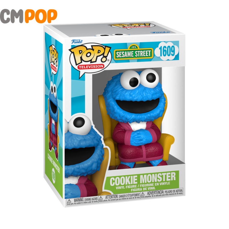 Cookie Monster - Sesame Street Series 3 -  #1609 - Funko Pop! - TV - Sesame Street