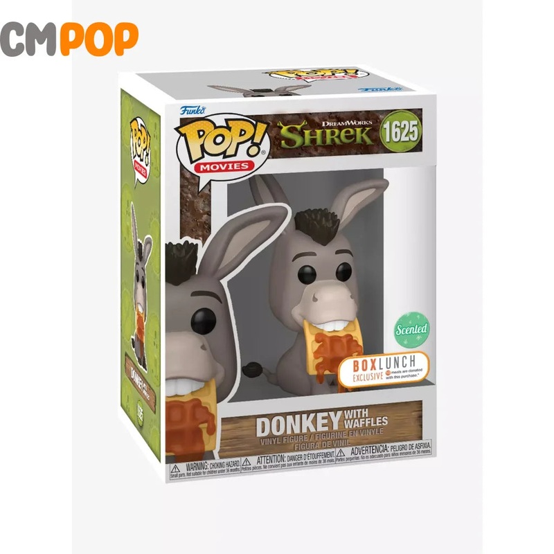 Donkey With Waffles  - #1625 - Funko Pop! - Movies - Shrek - Scented - Box Lunch Exclusive