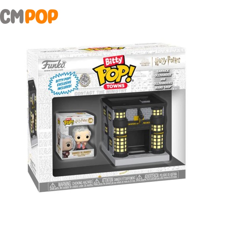 Garrick Ollivander and Ollivanders Wand Shop  -  Bitty Funko Pop! - Harry Potter  - Bitty Pop Town