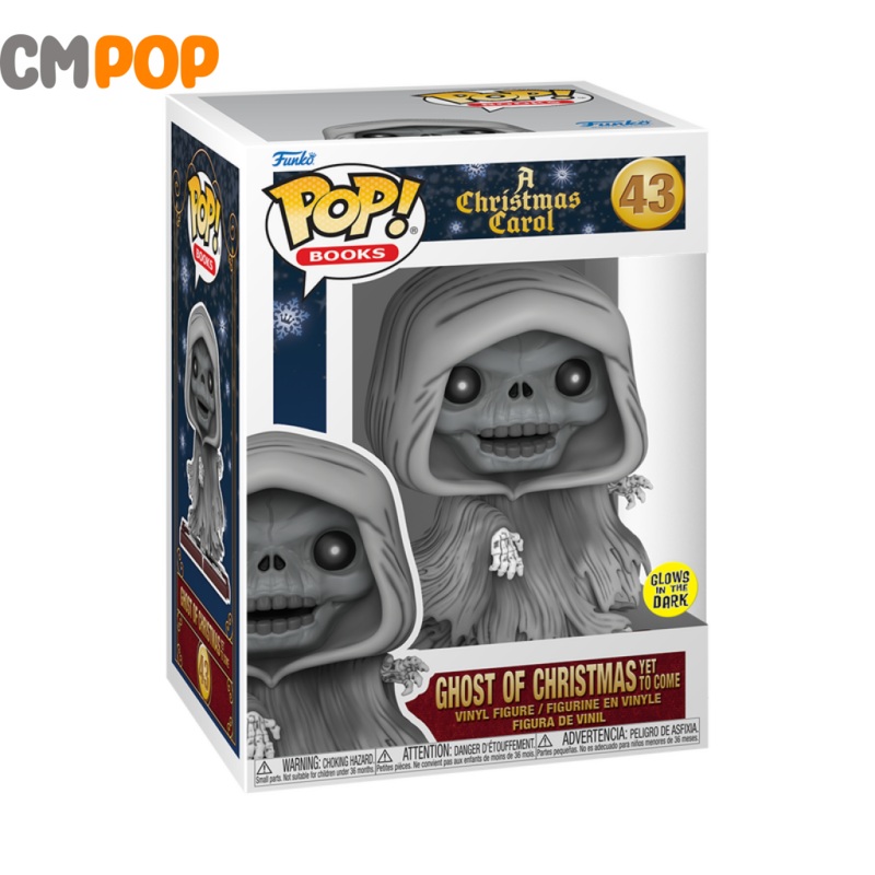 Ghost of Christmas Yet to come  - #43 - Funko Pop! - Books -  A Christmas Carol - Glows in the dark