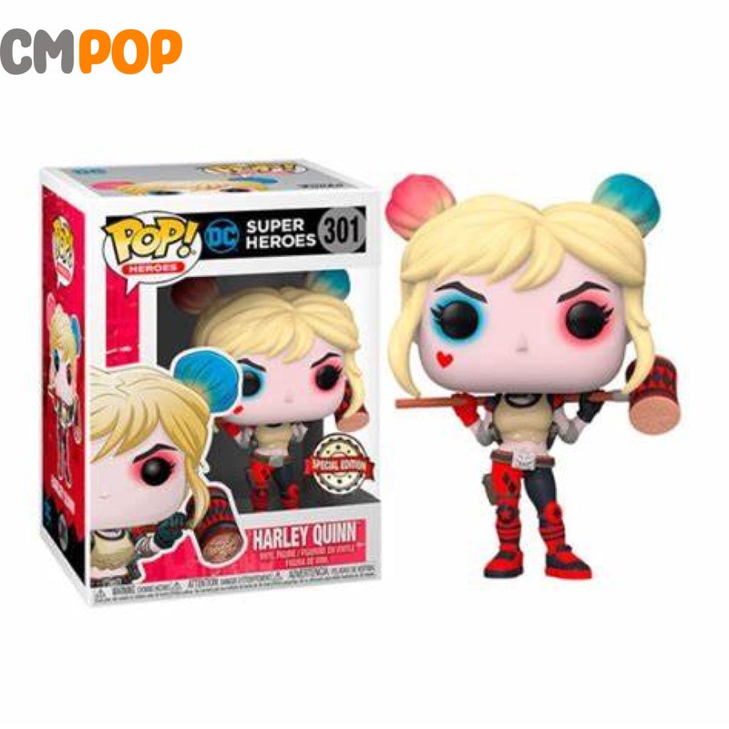 Harley Quinn With Mallet - #301 - Funko Pop! - DC Comics - Heroes - Special Edition Exclusive