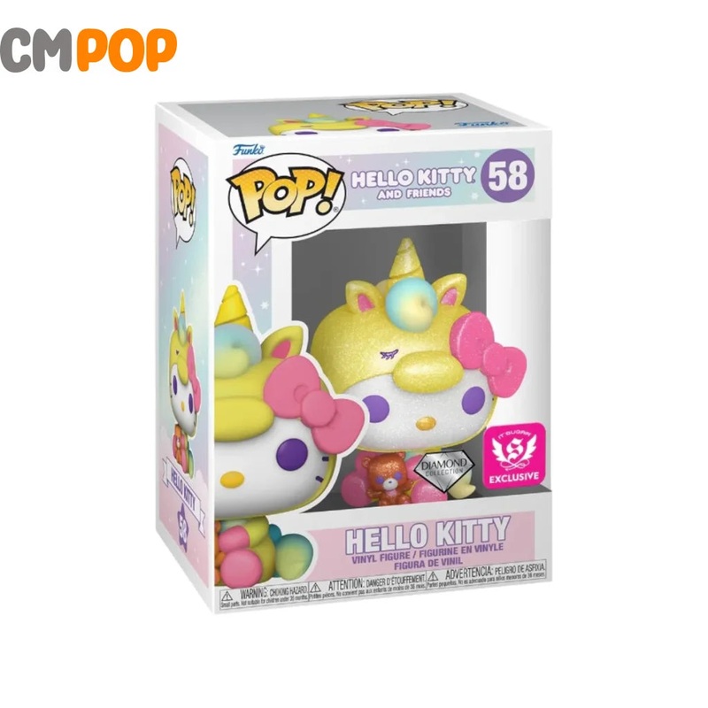 Hello Kitty - #58 - Funko Pop! - Hello Kitty and Friends - Diamond Collection - It Sugar Exclusive
