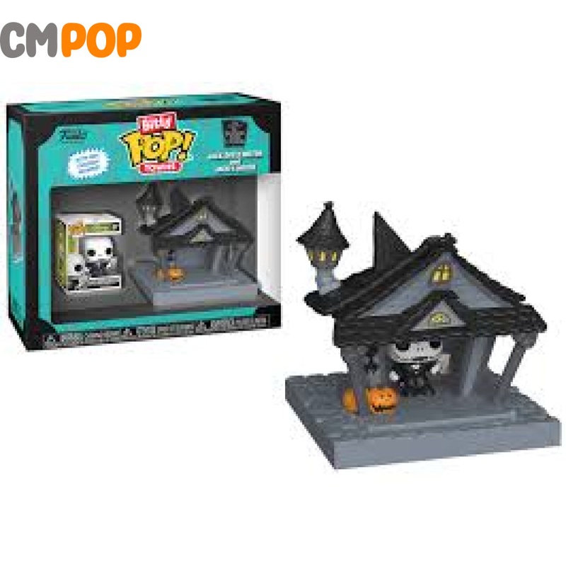 Jack Skellington and Jack's house -  Bitty Funko Pop! - TNBC- Bitty Pop Town
