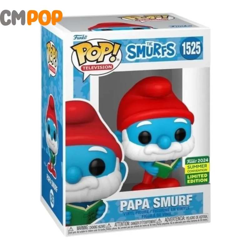 Papa Smurf - #1525 - Funko Pop! - Television  - Smurfs - Funko 2024 Summer Convention Limited Edition