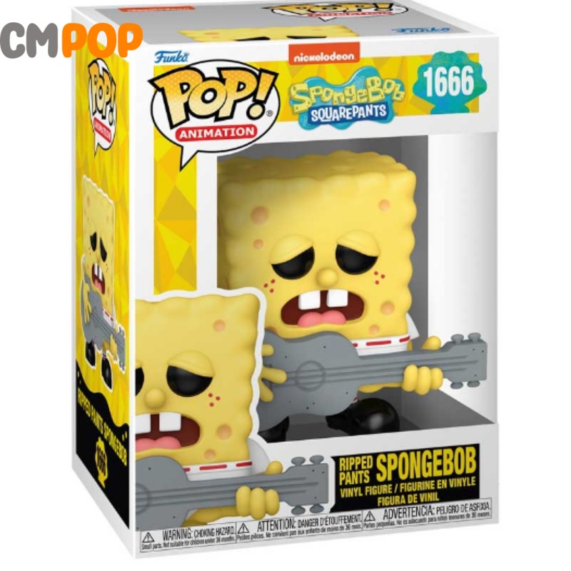 Ripped Pants SpongeBob -#1666-  Funko Pop! - SpongeBob Squarepants